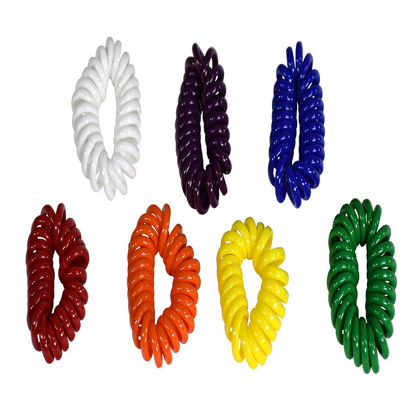 Abilitations MegaChewlery Chewable Bracelets, Assorted Colors, Set of 7 Image