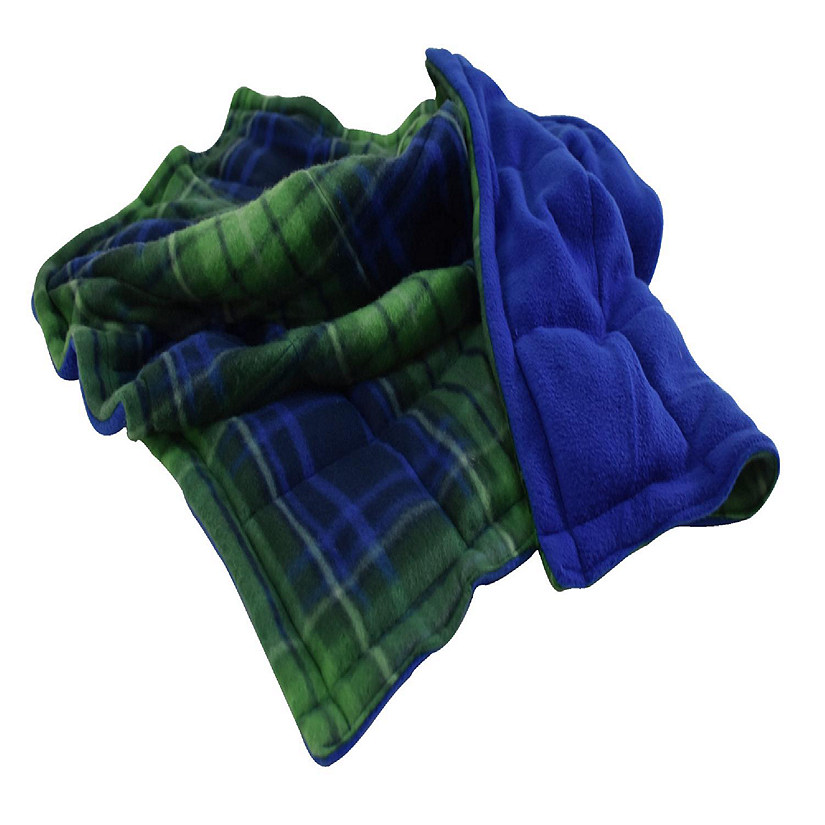 Abilitations Weighted Blanket Small 5 Pounds Plaid Oriental