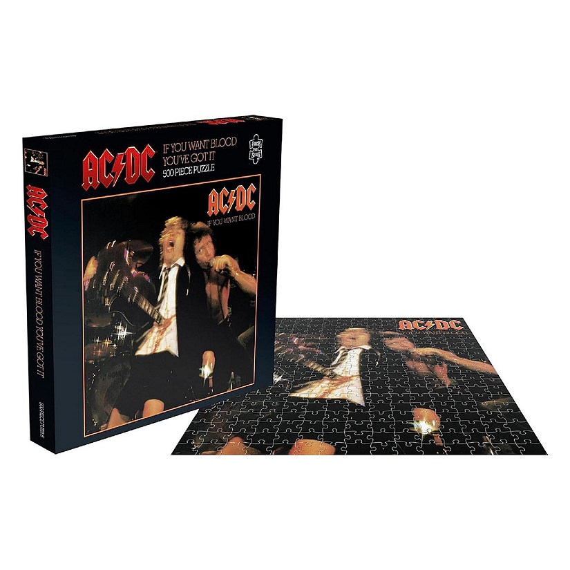 AC/DC If You Want Blood 500 Piece Jigsaw Puzzle Image