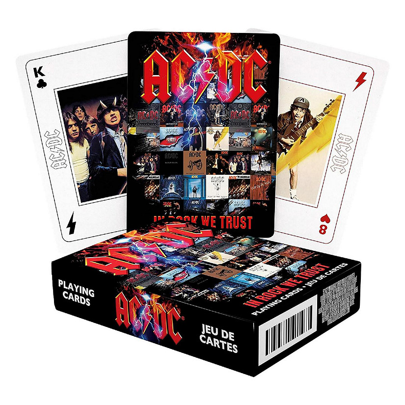 AC/DC - In Rock We Trust Playing Cards Image