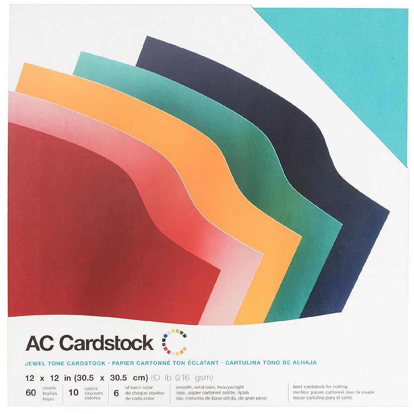 AC Smooth Cardstock 12"X12" 60/Pkg-Modern Neutrals Image