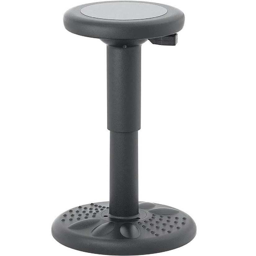 Active Chairs Adjustable Wobble Stool for Kids, Flexible Seating Improves Focus and Helps ADD/ADHD,  16.65-23.75-Inch Chair, Ages 13-18, Gray Image