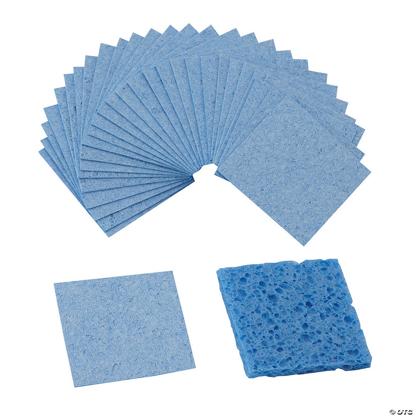 ACTVA Bulk Craft Sponge Squares, 60 Pieces Image
