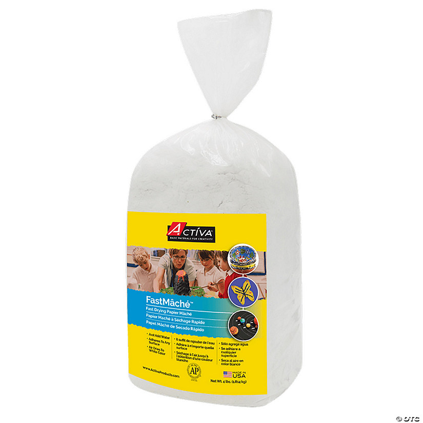 ACTVA FastMch Fast Drying Papier Mch, 4 lbs. Image