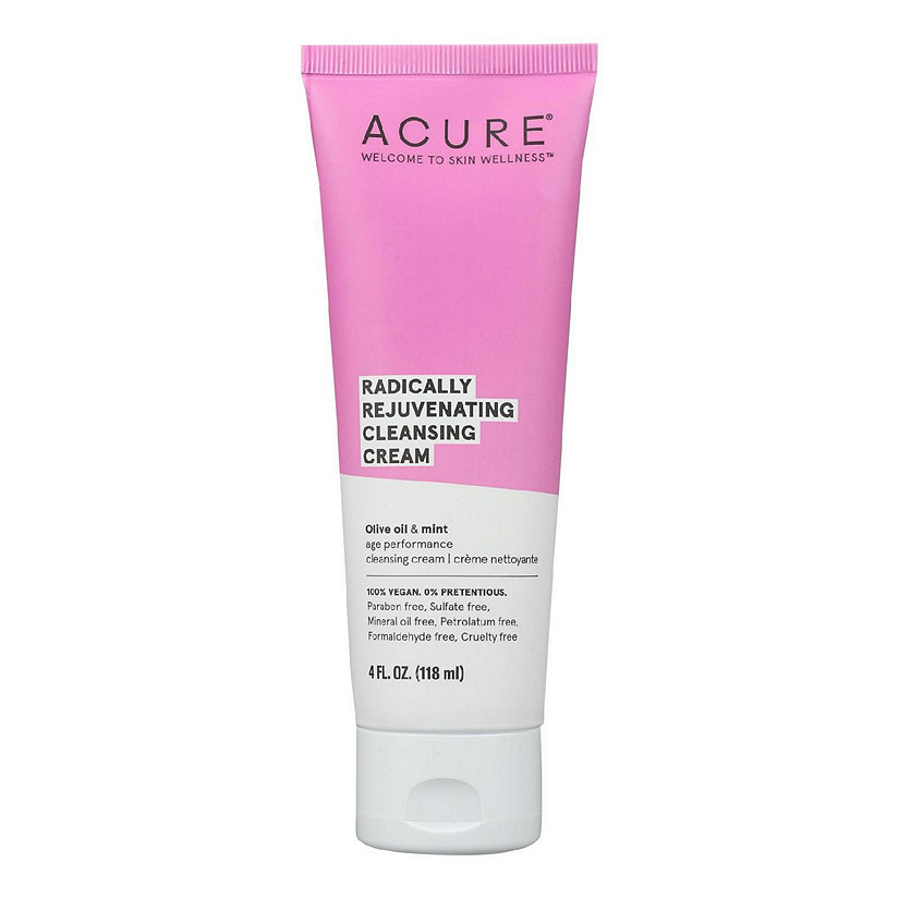 Acure - Facial Cleansing Creme - Argan Oil and Mint - 4 FL oz. Image