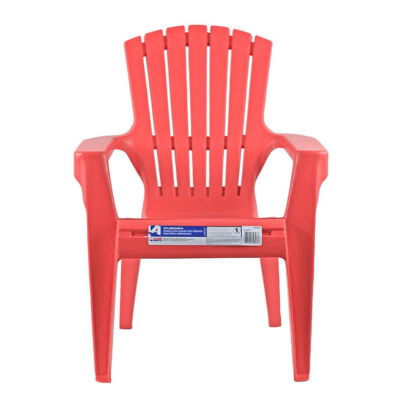 Adams #8460-26-3731 Kid's Adirondack Stacking Chair, Cherry Red Image