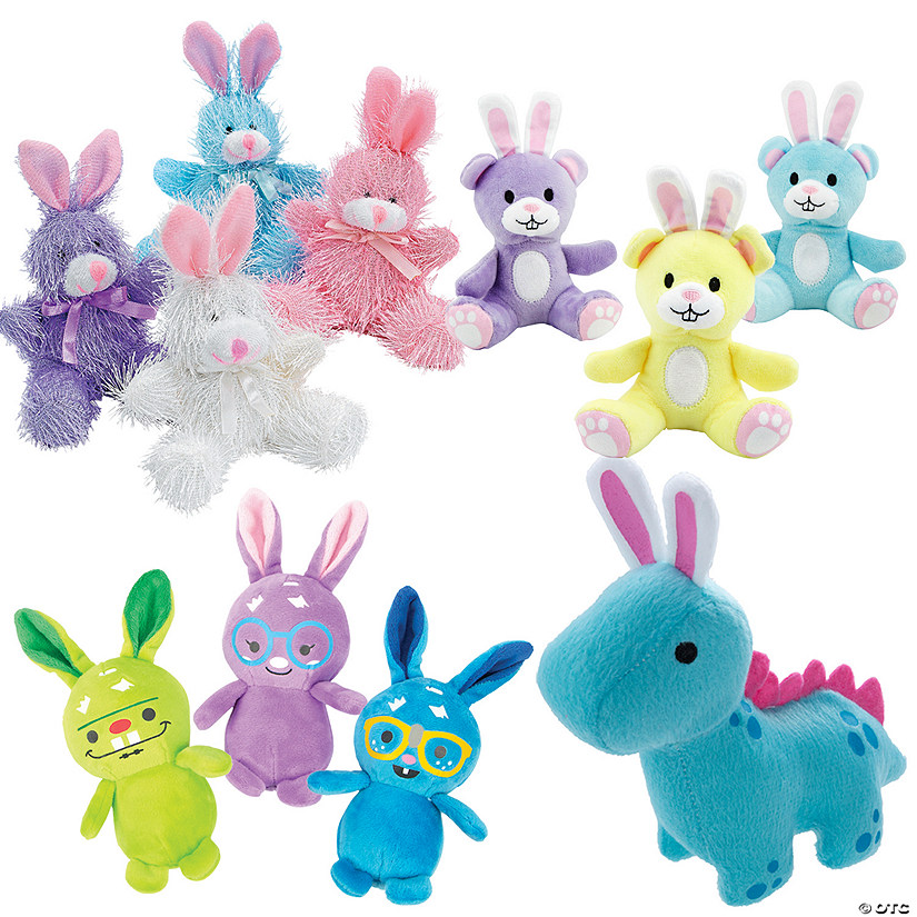 Adorable Easter Stuffed Character Assortment - 48 Pc. with Plush Variety Image