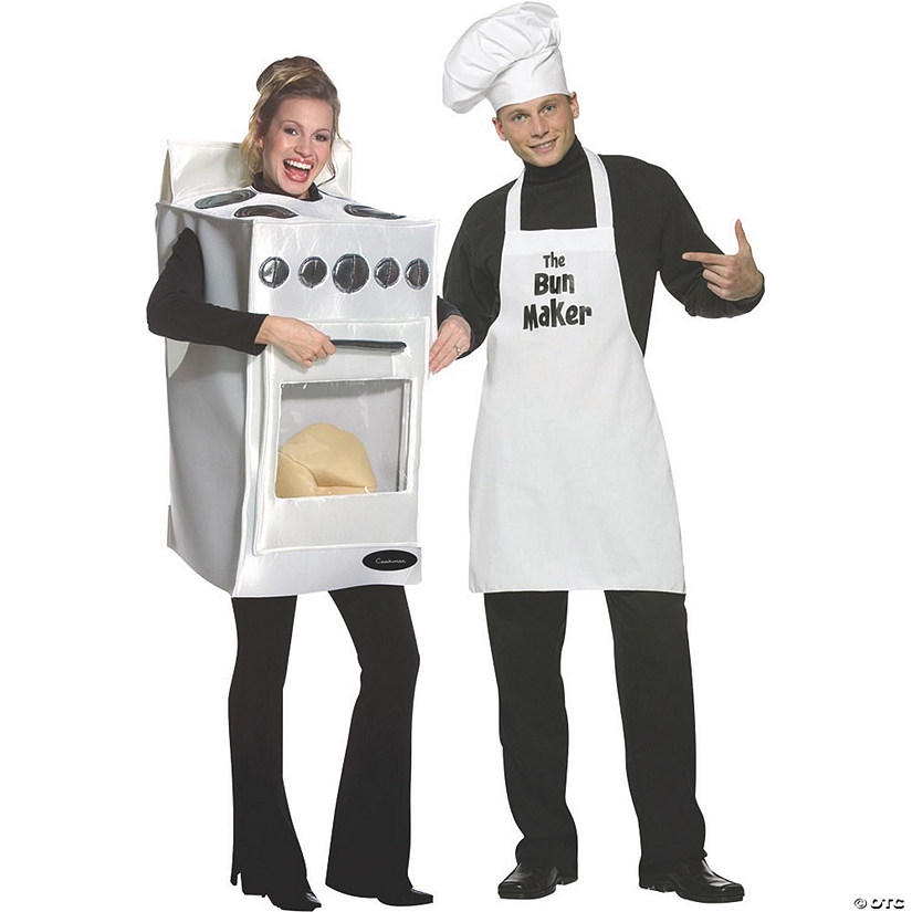 Adult Bun in the Oven Couples Costumes Image