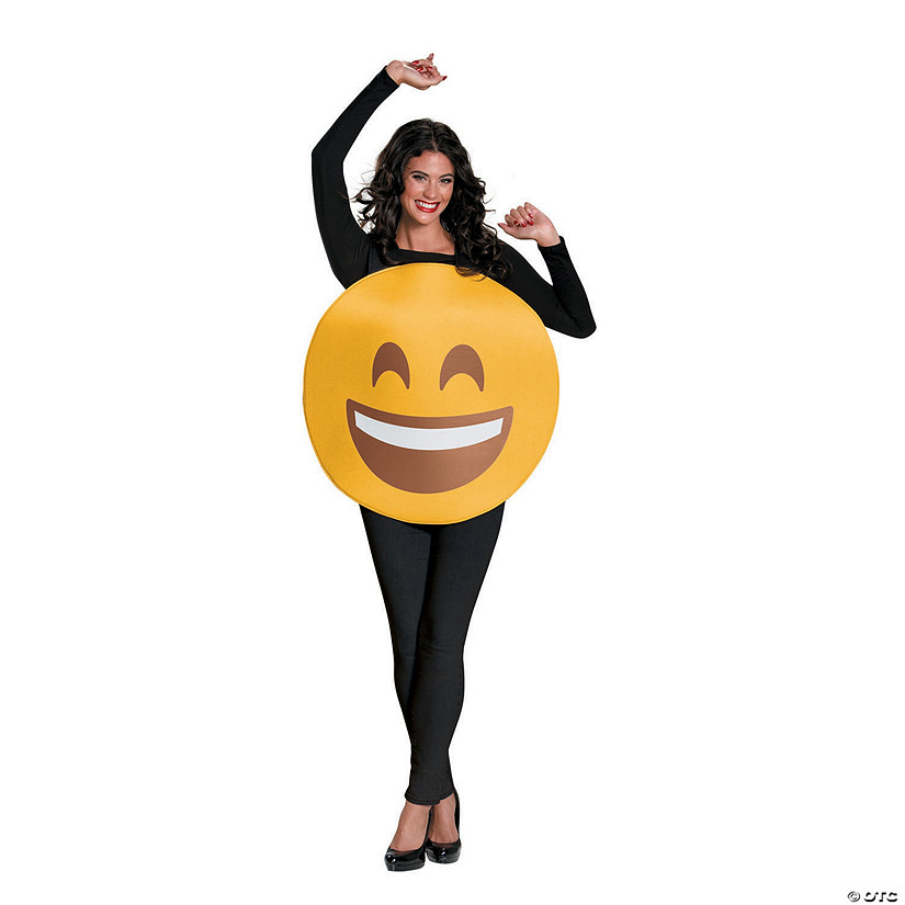 Adult Emoji Smile Costume Oriental Trading