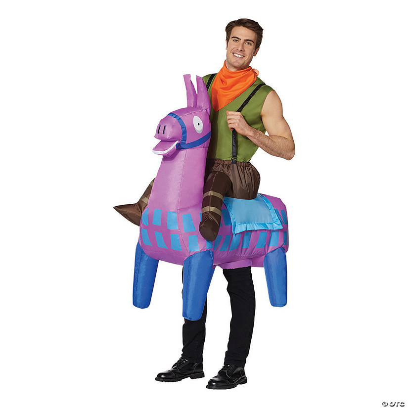 Adult Fortnite Inflatable Giddy-Up Costume Image
