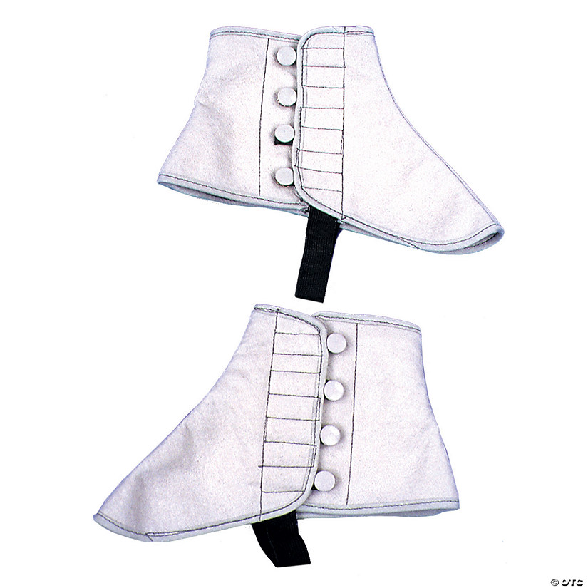 Adult Gray Felt Spats Image