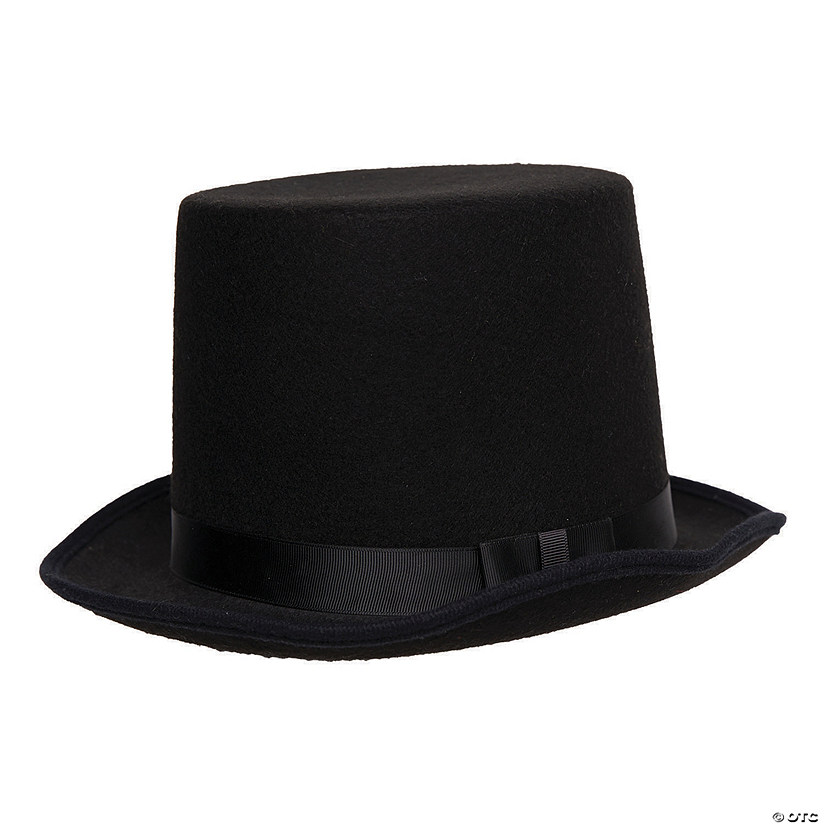 Adult Gray Top Hat Image