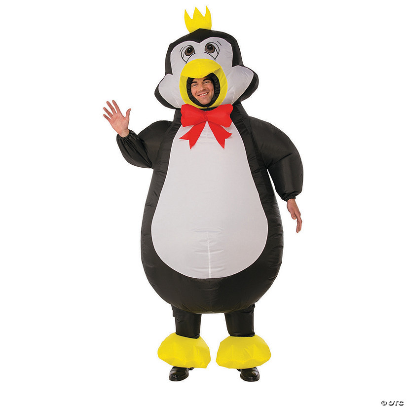 Adult Inflatable Penguin Costume Image