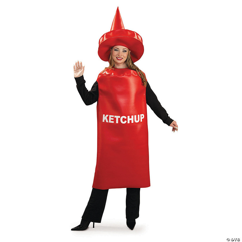 Adult Ketchup Bottle Costume