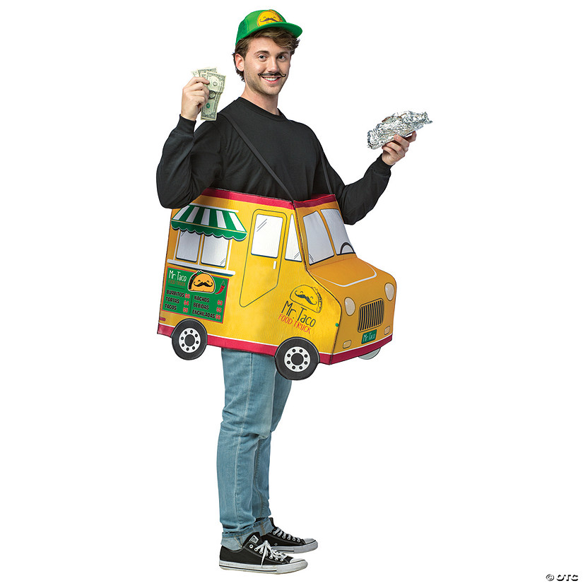 Adult Mr. Taco Food Truck Costume Image