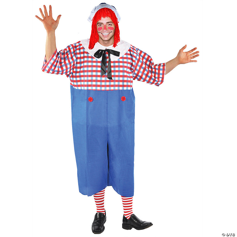 Adult Raggedy Andy Costume - Extra Large | Oriental Trading