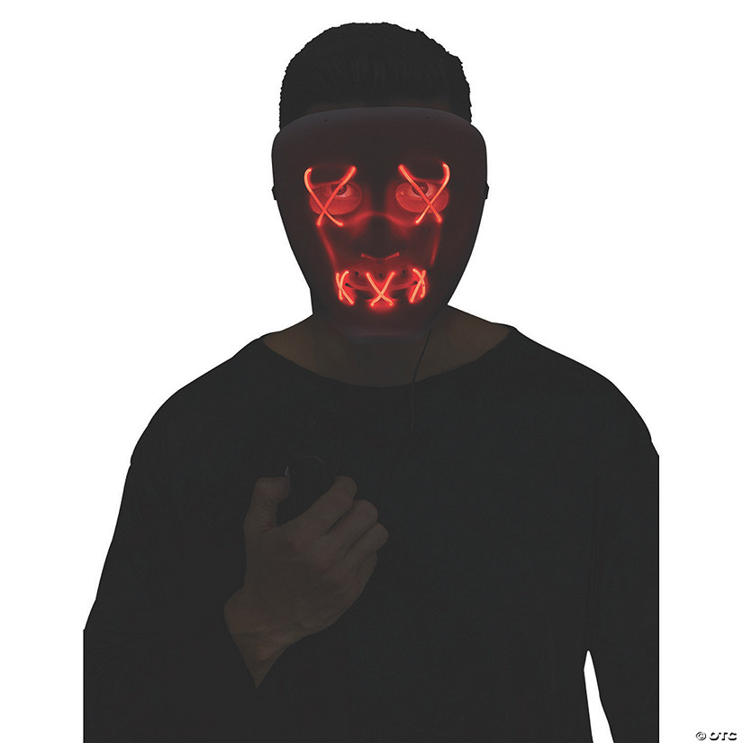 Adult Red String Illumo Mask Image