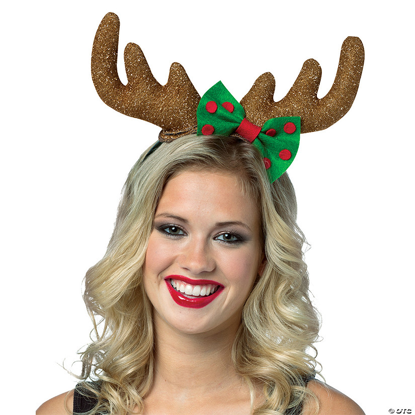 Adult Reindeer Antlers Headband Image