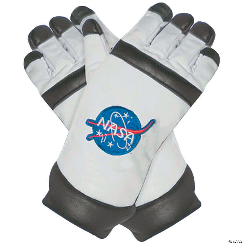 Adult&#8217;s Astronaut Gloves - White Image