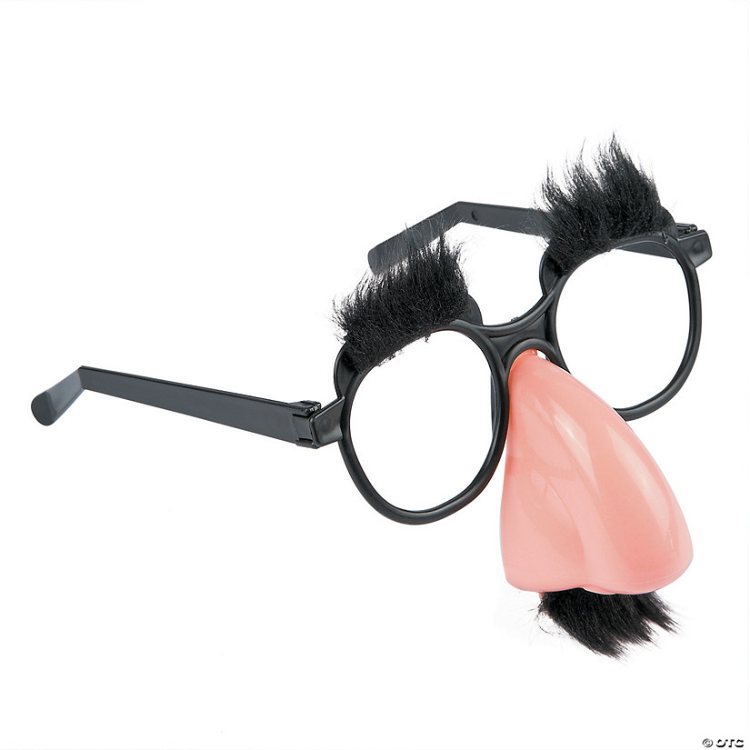 Adult&#8217;s Funny Face Glasses - 12 Pc. Image