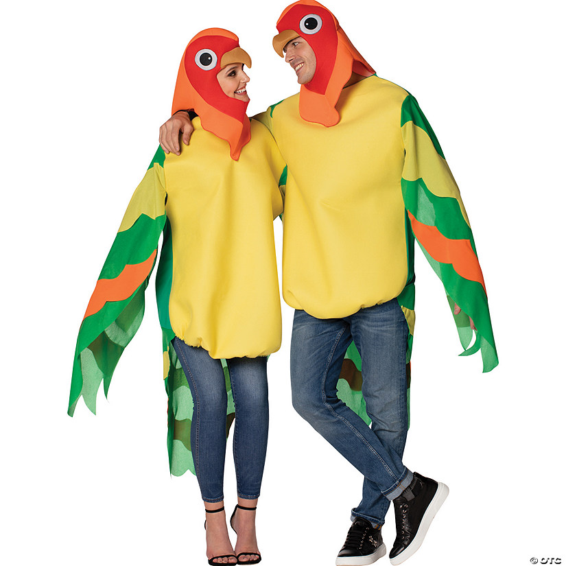 Adult&#8217;s Love Birds Couple Costume Image