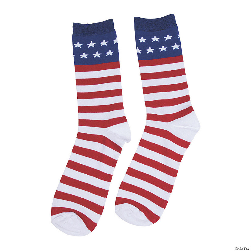 Adult&#8217;s Patriotic Socks Image