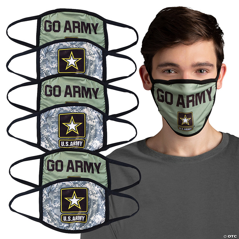 Adult&#8217;s U.S. Army<sup>&#174;</sup> Face Masks - 6 Pc. Image