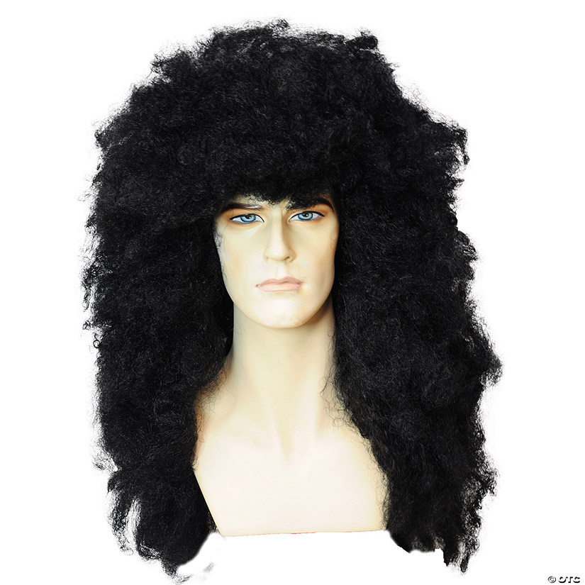 Adults Afro Down the Back Wig - Black 1 Image