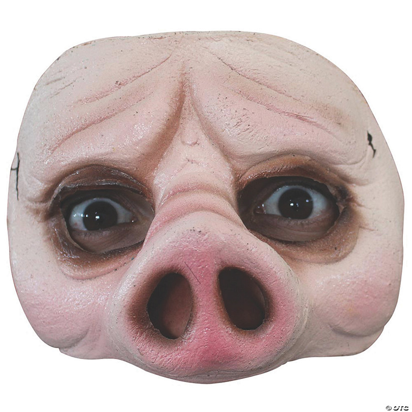 Adult's & Kids' Half Pig Mask Image