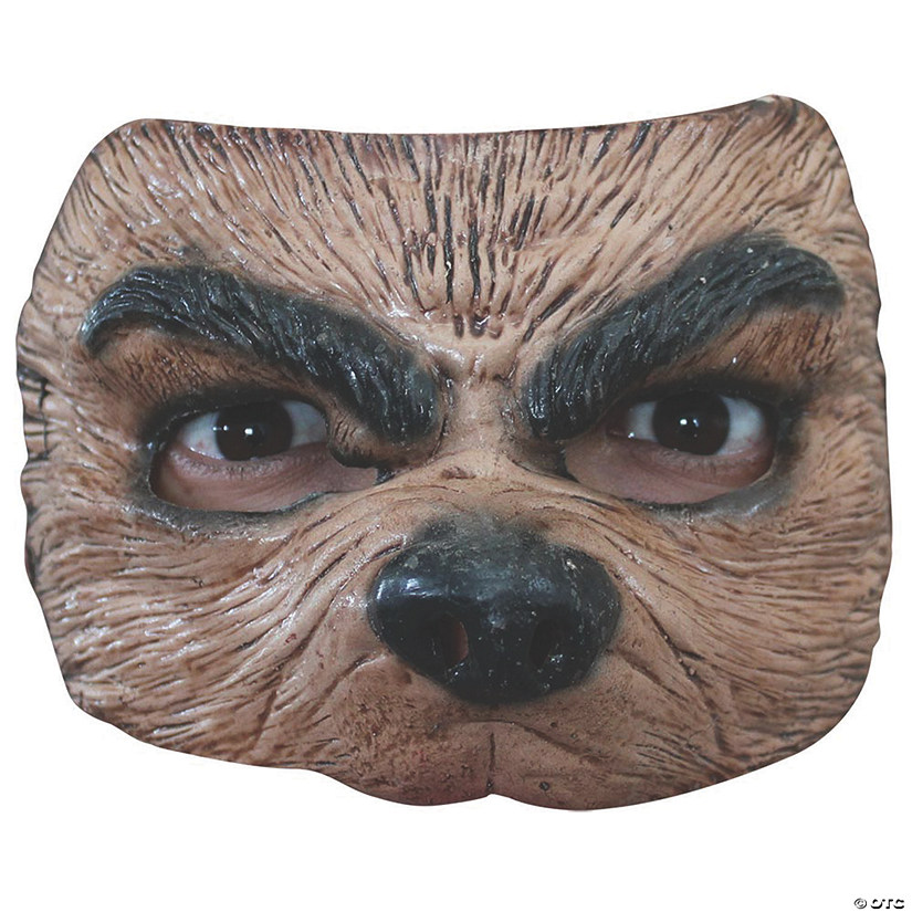 Adult's & Kids' Half Wolf Mask Image