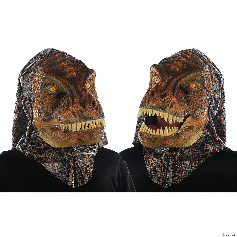 Adults Animated T-Rex Mask Image