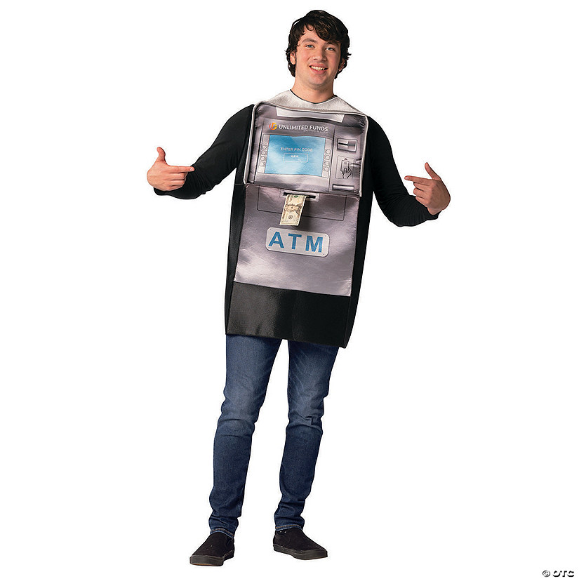 Adults ATM Cash Machine Costume Image