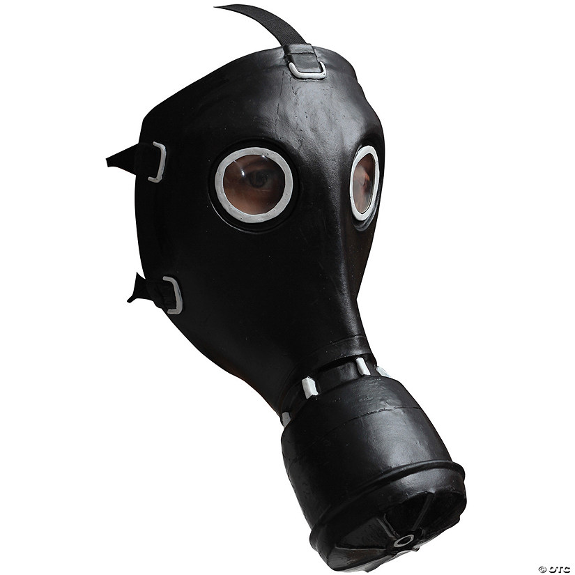 Adults Black Gas Mask Image