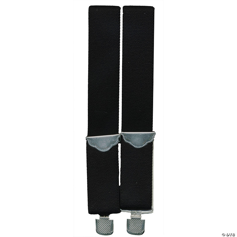 Adults Black Suspenders Image