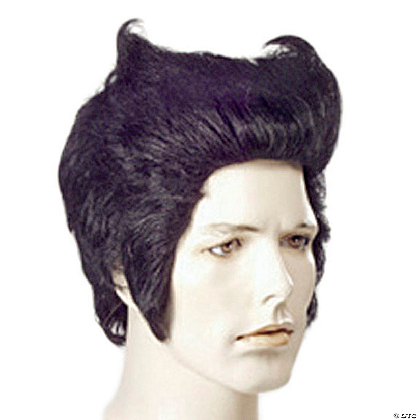 Adults Black Wolf Spike Wig Image