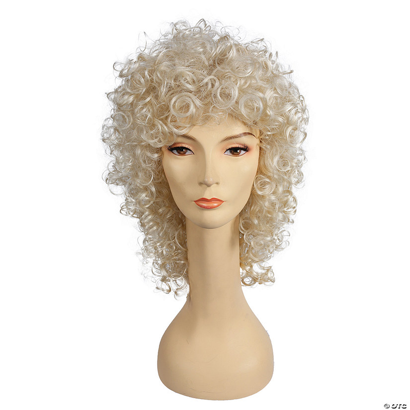 Adults Blonde Dolly Wig Image