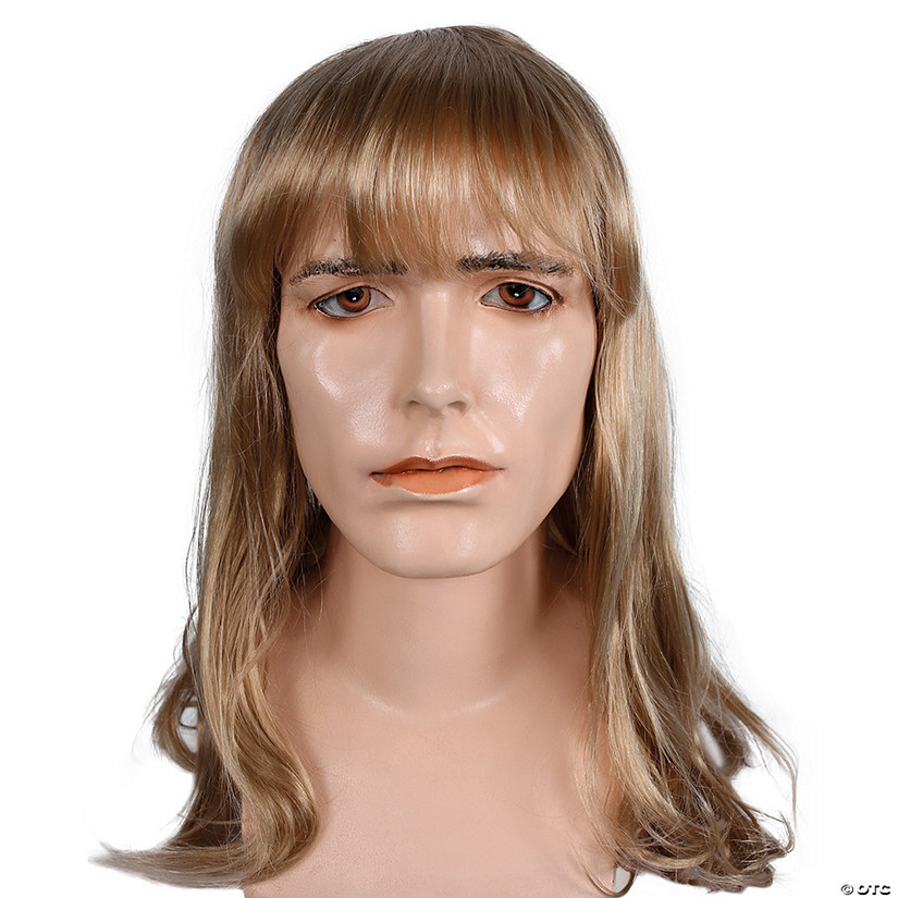 Adults Blonde Long Wig with Bangs Image