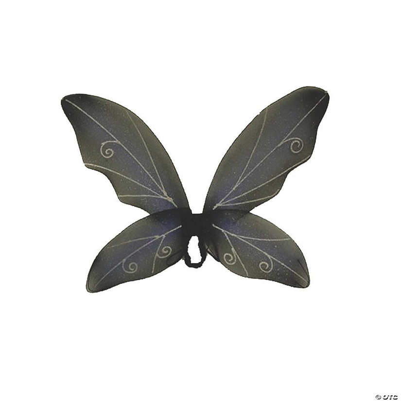 Adults Blue & Black Fairy Wings Image