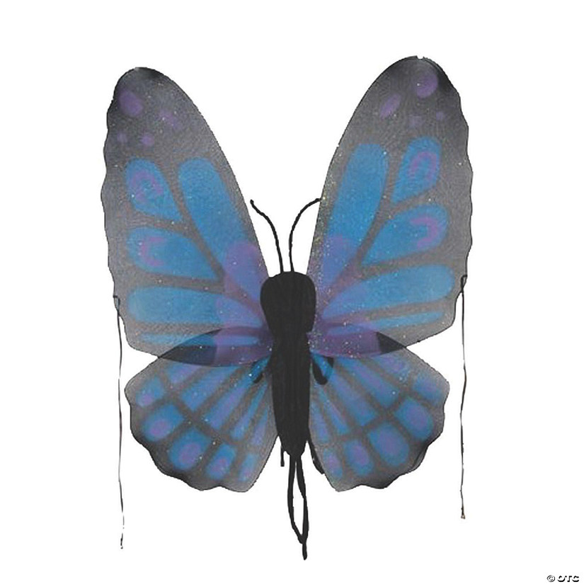 Adult's Blue Butterfly Wings Image