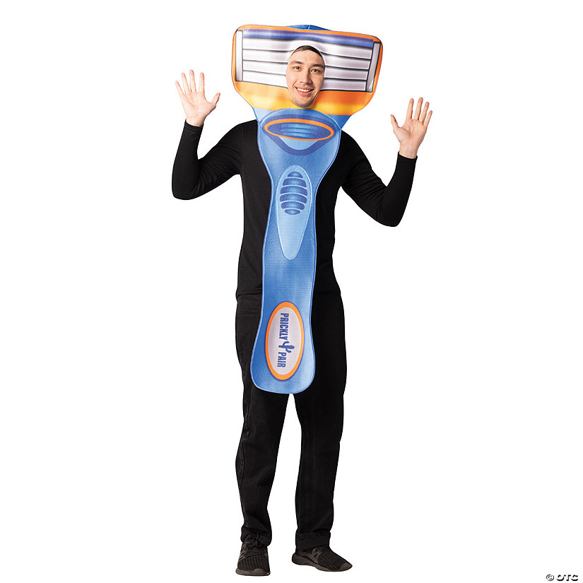 Adults Blue Razor Costume Image