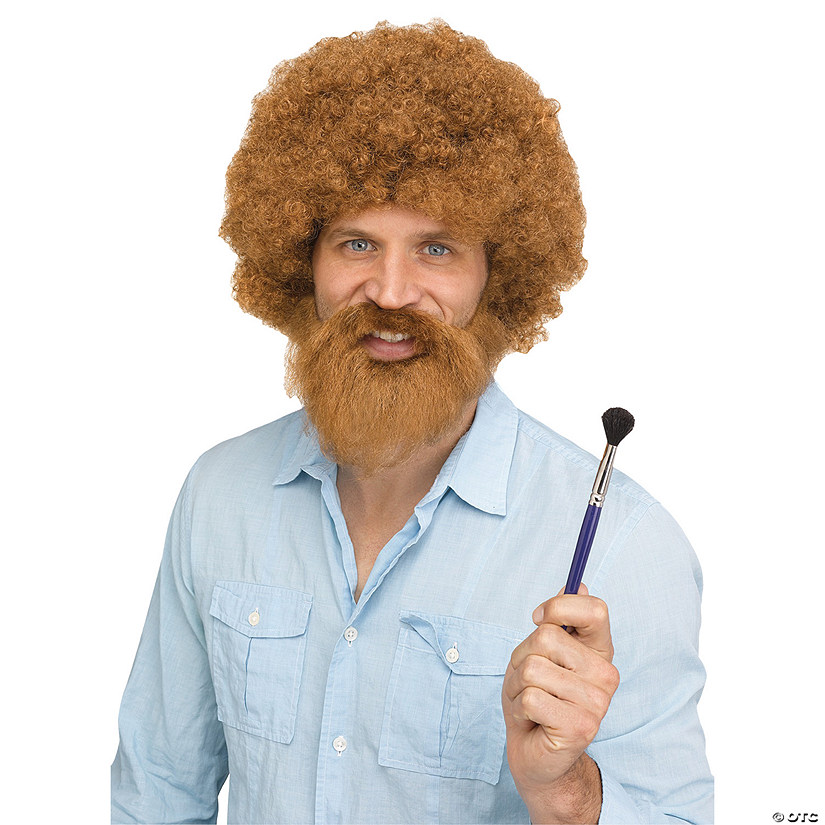 Adults Brown Groovin' Guy Wig Image