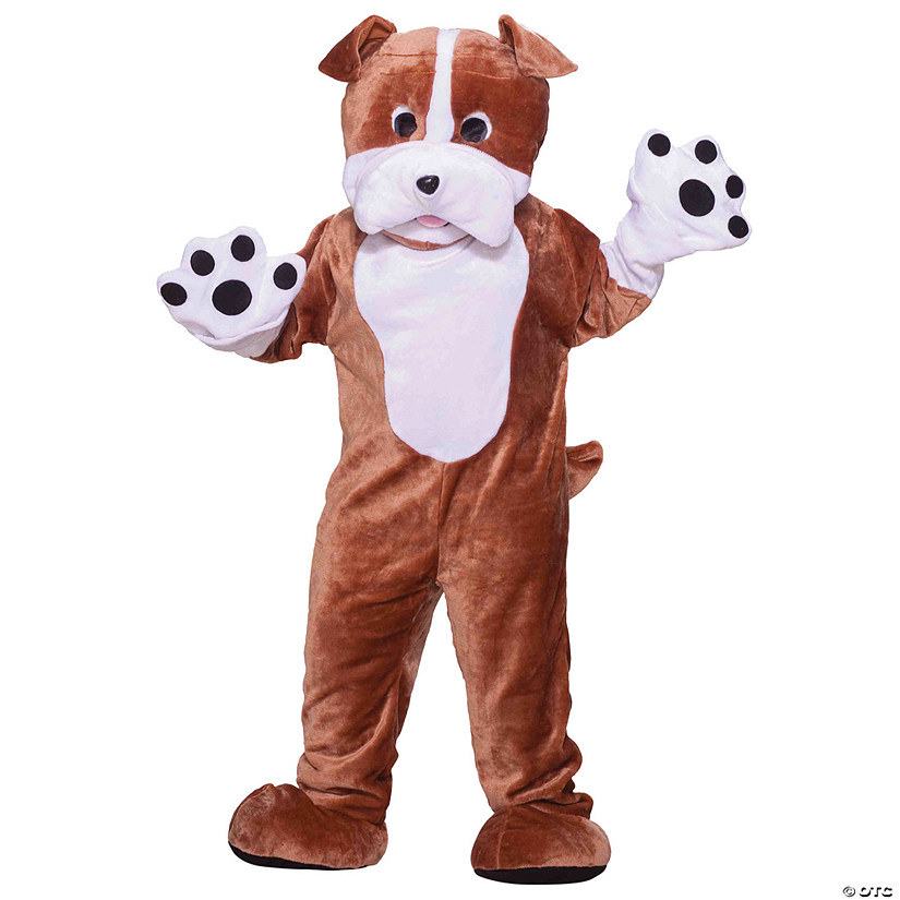 Adults Bull Dog Mascot Costume Image