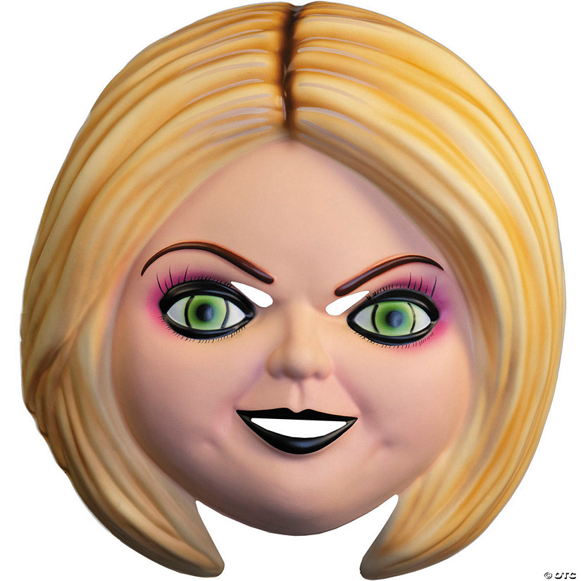 Adults Child's Play&#8482; Tiffany Valentine Vacuform Plastic Mask - One Size Image