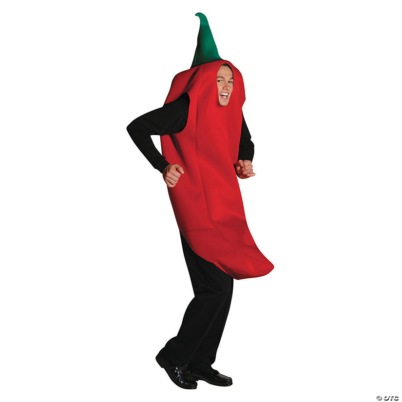 Adult's Chili Pepper Costume Image