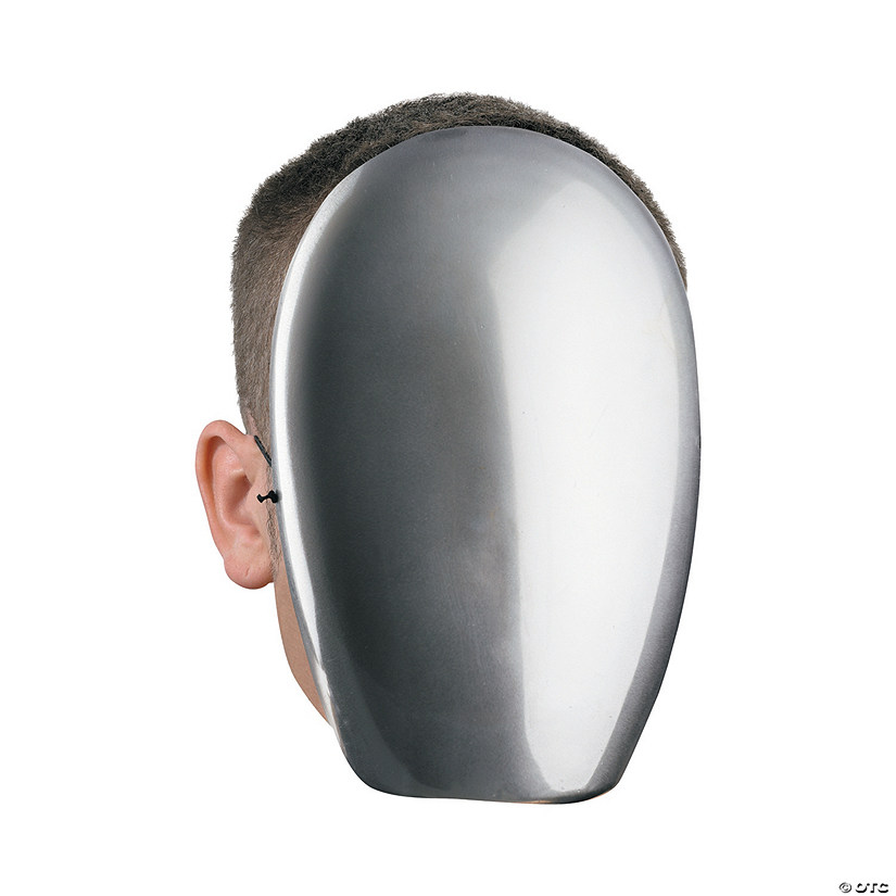 Adults Chrome Blank No Face Mask Image