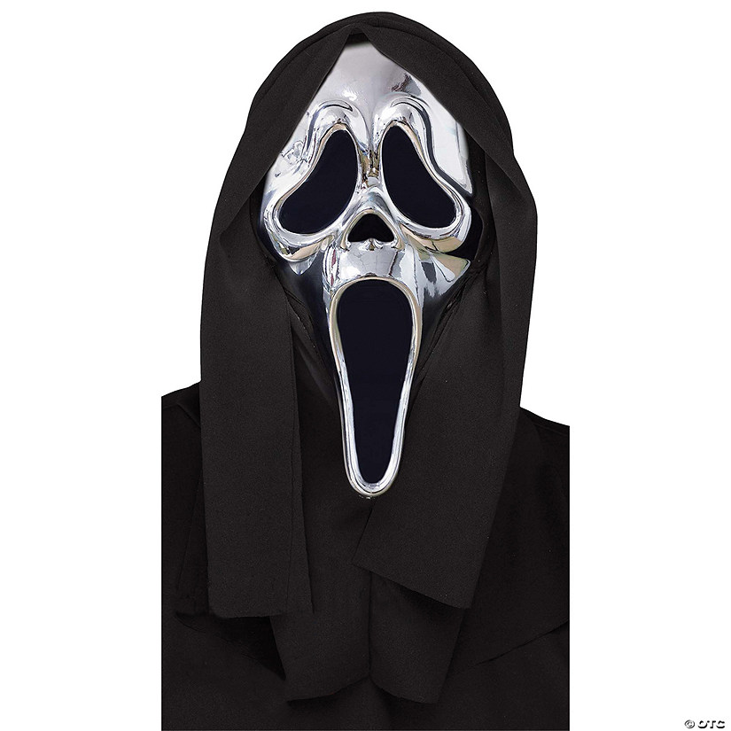 Adults Chrome Scream Ghostface Mask Oriental Trading