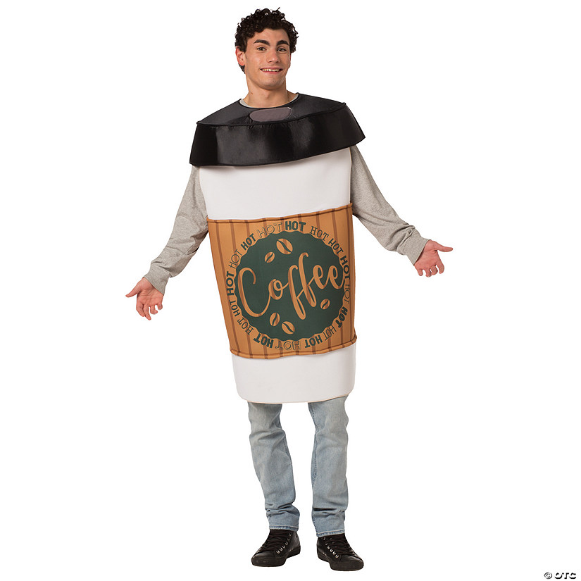 Adults Coffee 2 Go Costume Image