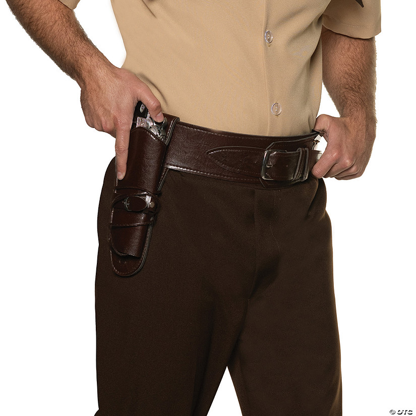 Adults Cowboy Belt with Single Holster Costume Accessory Image