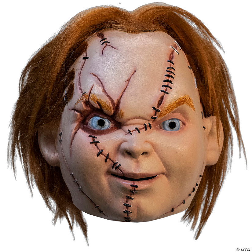 Adults Curse of Chucky&#8482; - Scarred Chucky Latex Halloween Mask Image