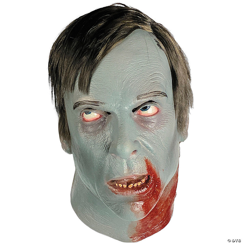 Adults Dawn of the Dead&#8482; Flyboy Zombie Latex Mask - One Size Image